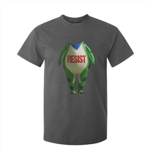 Portland Frog T Shirt For Kid Funny Political Costume Protest Resist TS10 Dark Heather Print Your Wear