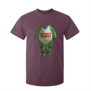 Portland Frog T Shirt For Kid Funny Political Costume Protest Resist TS10 Maroon Print Your Wear