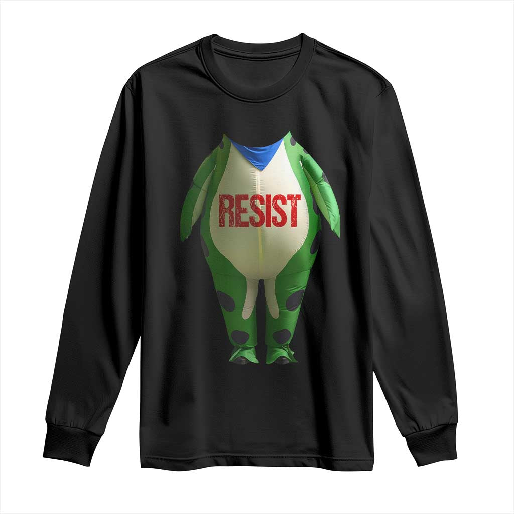 Portland Frog Long Sleeve Shirt Funny Political Costume Protest Resist TS10 Black Print Your Wear