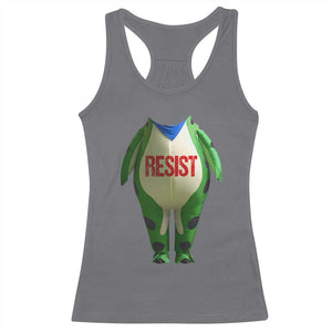 Portland Frog Racerback Tank Top Funny Political Costume Protest Resist TS10 Charcoal Print Your Wear