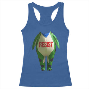 Portland Frog Racerback Tank Top Funny Political Costume Protest Resist TS10 Royal Blue Print Your Wear