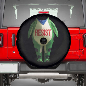 Portland Frog Spare Tire Cover Funny Political Costume Protest Resist TS10 Black Print Your Wear