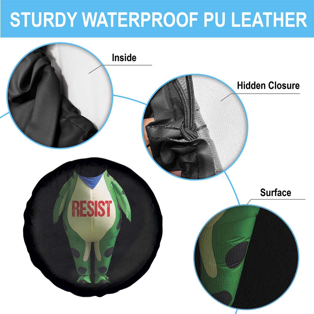 Portland Frog Spare Tire Cover Funny Political Costume Protest Resist TS10 Print Your Wear