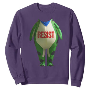 Portland Frog Sweatshirt Funny Political Costume Protest Resist TS10 Purple Print Your Wear