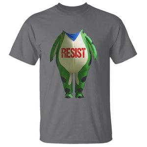 Portland Frog T Shirt Funny Political Costume Protest Resist TS10 Charcoal Print Your Wear