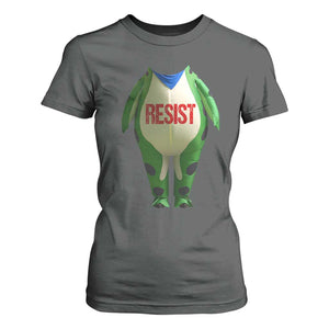 Portland Frog T Shirt For Women Funny Political Costume Protest Resist TS10 Dark Heather Print Your Wear