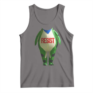 Portland Frog Tank Top Funny Political Costume Protest Resist TS10 Deep Heather Print Your Wear