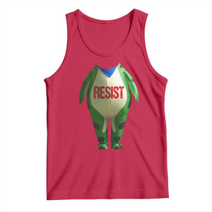 Portland Frog Tank Top Funny Political Costume Protest Resist TS10 Red Print Your Wear