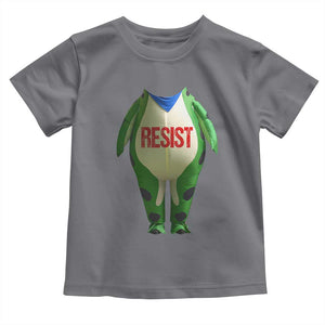 Portland Frog Toddler T Shirt Funny Political Costume Protest Resist TS10 Charcoal Print Your Wear
