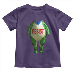 Portland Frog Toddler T Shirt Funny Political Costume Protest Resist TS10 Purple Print Your Wear