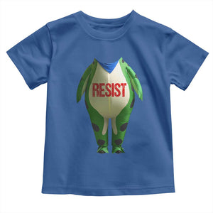 Portland Frog Toddler T Shirt Funny Political Costume Protest Resist TS10 Royal Blue Print Your Wear