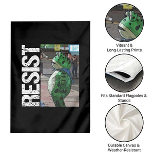 Portland Frog Protest Garden Flag Vintage Activist Resistance TS10 Print Your Wear