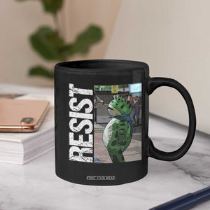 Portland Frog Protest Coffee Mug Vintage Activist Resistance TS10 Print Your Wear