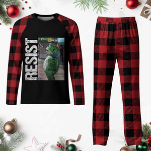 Portland Frog Protest Plaid Pajama Set Vintage Activist Resistance TS10 Buffalo Plaid Print Your Wear