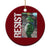 Portland Frog Protest Ceramic Ornament Vintage Activist Resistance TS10 1pc Red Print Your Wear