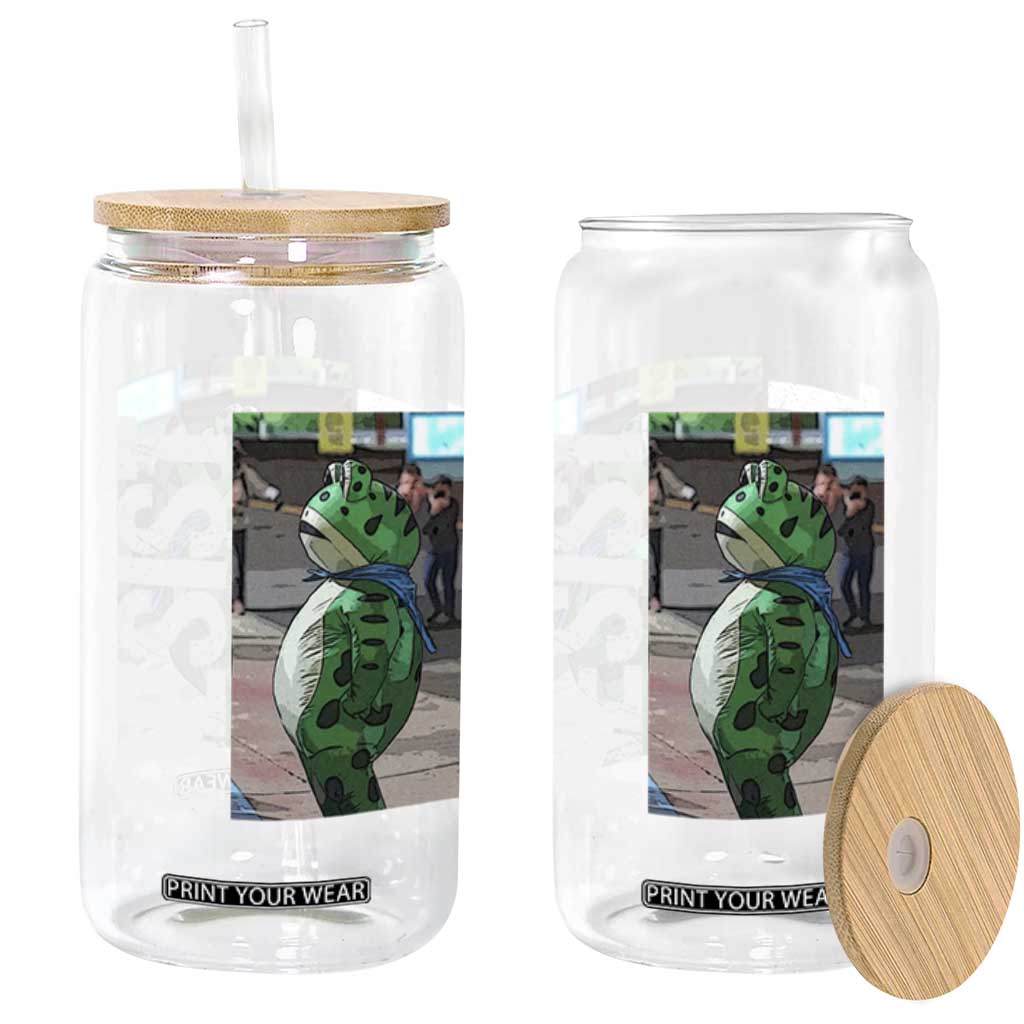 Portland Frog Protest Glass Can Vintage Activist Resistance TS10 Print Your Wear