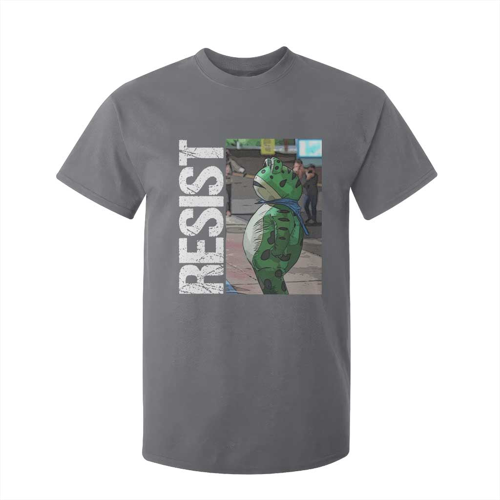 Portland Frog Protest T Shirt For Kid Vintage Activist Resistance TS10 Charcoal Print Your Wear