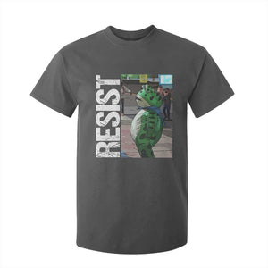 Portland Frog Protest T Shirt For Kid Vintage Activist Resistance TS10 Dark Heather Print Your Wear