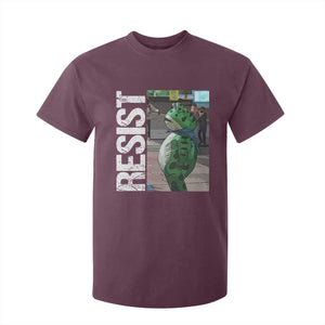 Portland Frog Protest T Shirt For Kid Vintage Activist Resistance TS10 Maroon Print Your Wear