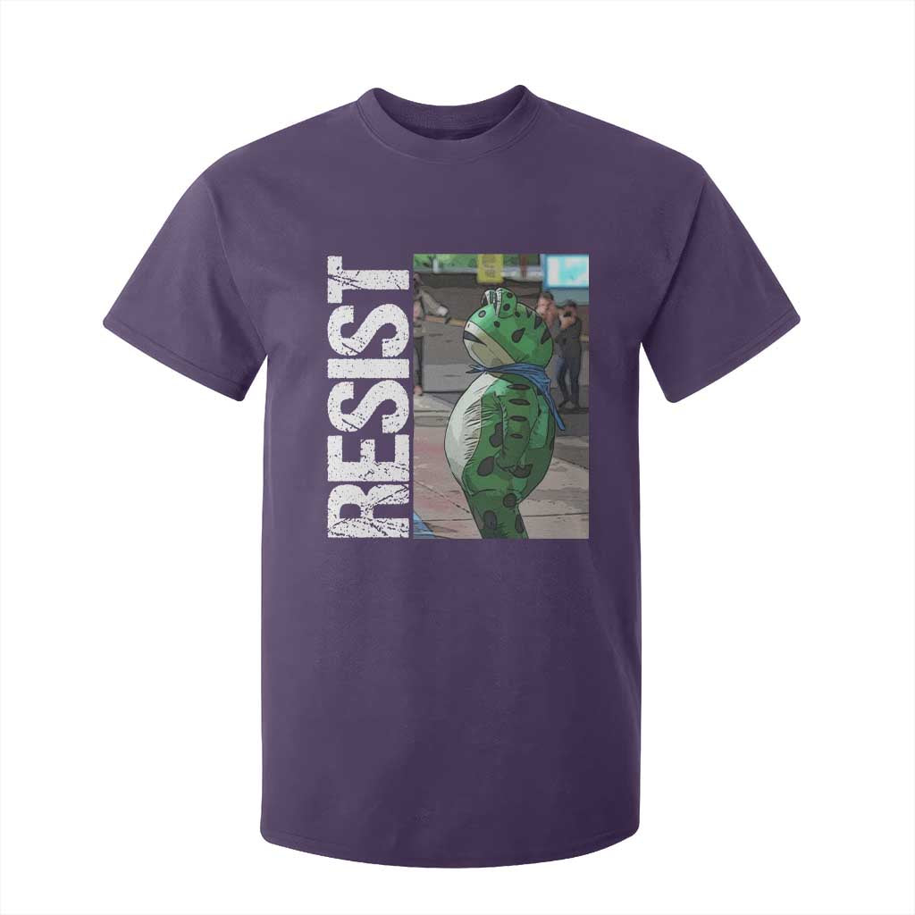 Portland Frog Protest T Shirt For Kid Vintage Activist Resistance TS10 Purple Print Your Wear
