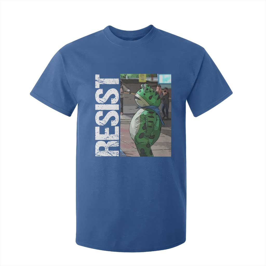 Portland Frog Protest T Shirt For Kid Vintage Activist Resistance TS10 Royal Blue Print Your Wear