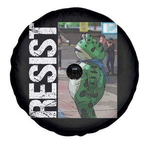 Portland Frog Protest Spare Tire Cover Vintage Activist Resistance TS10 Print Your Wear