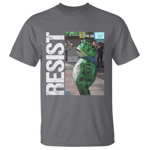 Portland Frog Protest T Shirt Vintage Activist Resistance TS10 Charcoal Print Your Wear