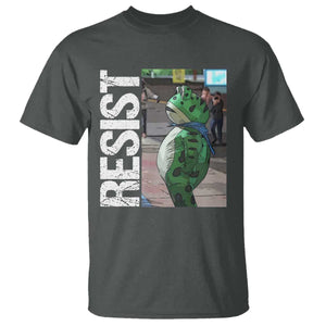 Portland Frog Protest T Shirt Vintage Activist Resistance TS10 Dark Heather Print Your Wear