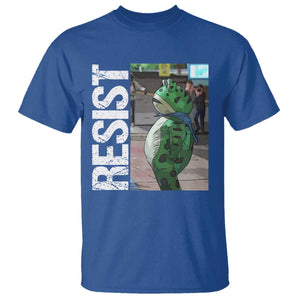 Portland Frog Protest T Shirt Vintage Activist Resistance TS10 Royal Blue Print Your Wear