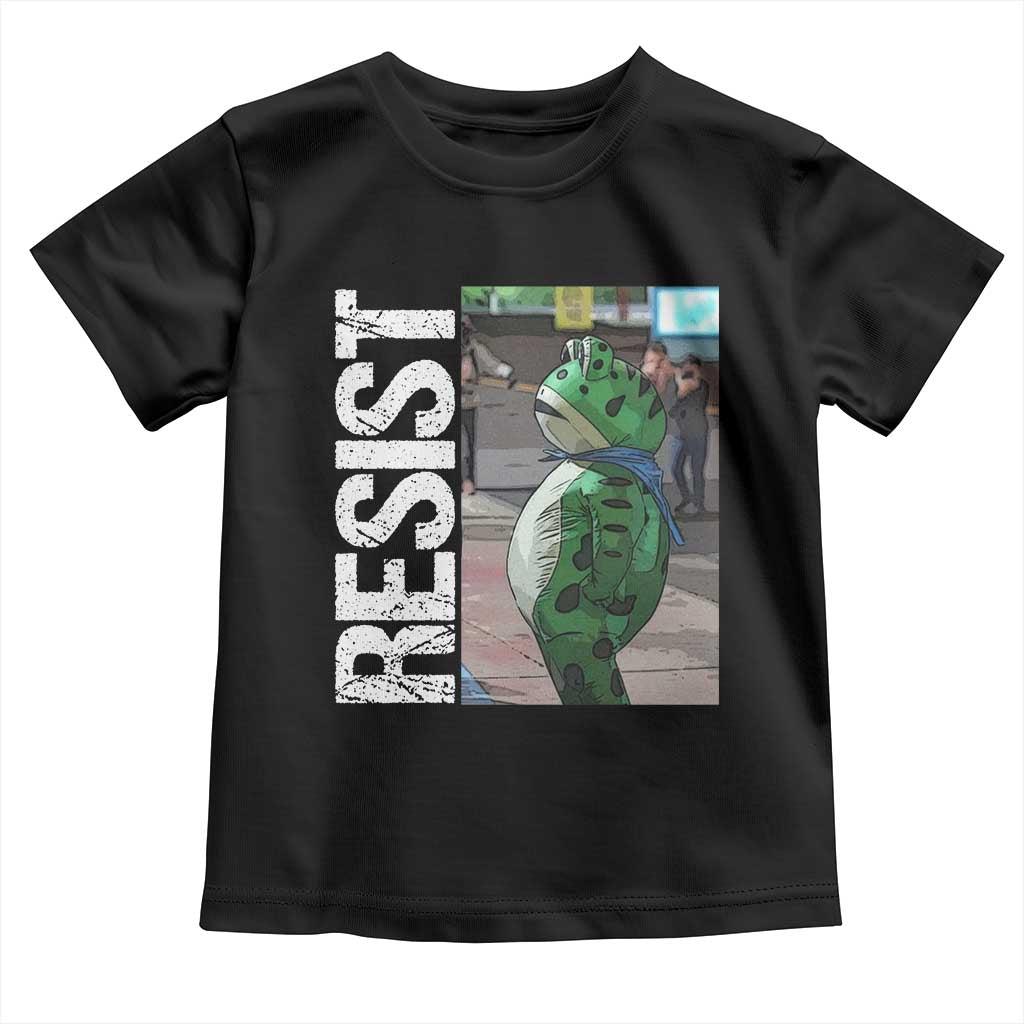 Portland Frog Protest Toddler T Shirt Vintage Activist Resistance TS10 Black Print Your Wear
