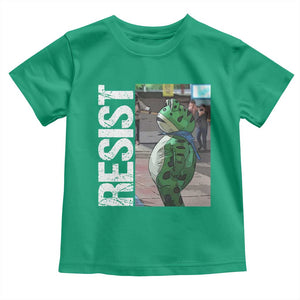 Portland Frog Protest Toddler T Shirt Vintage Activist Resistance TS10 Irish Green Print Your Wear