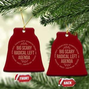 Radical Left Agenda Political Ceramic Ornament Equality Justice Climate Rights Liberal Satire TS10 Print Your Wear