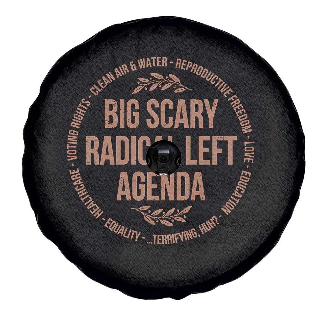 Radical Left Agenda Political Spare Tire Cover Equality Justice Climate Rights Liberal Satire TS10 Print Your Wear