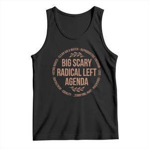Radical Left Agenda Political Tank Top Equality Justice Climate Rights Liberal Satire TS10 Black Print Your Wear