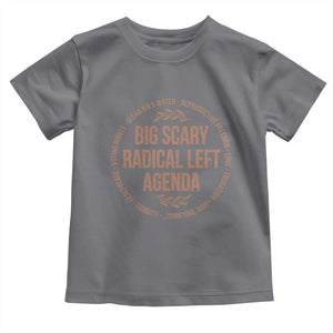Radical Left Agenda Political Toddler T Shirt Equality Justice Climate Rights Liberal Satire TS10 Charcoal Print Your Wear