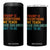 Trump Is Everything We Teach Our Children Not To Be 4 in 1 Can Cooler Tumbler Retro FDT Satire Activist Gift - Print Your Wear