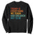 Trump Is Everything We Teach Our Children Not To Be Sweatshirt Retro FDT Satire Activist Gift - Print Your Wear