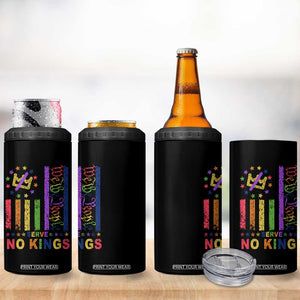 We The People No Kings in America 4 in 1 Can Cooler Tumbler Protest LGBTQ+ American Flag - Print Your Wear