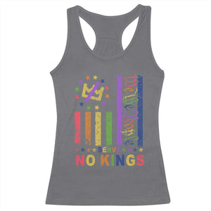 We The People No Kings in America Racerback Tank Top Protest LGBTQ+ American Flag TS10 Charcoal Print Your Wear