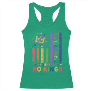 We The People No Kings in America Racerback Tank Top Protest LGBTQ+ American Flag TS10 Irish Green Print Your Wear