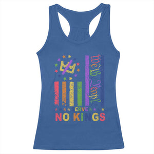 We The People No Kings in America Racerback Tank Top Protest LGBTQ+ American Flag TS10 Royal Blue Print Your Wear