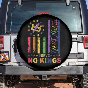 We The People No Kings in America Spare Tire Cover Protest LGBTQ+ American Flag - Print Your Wear