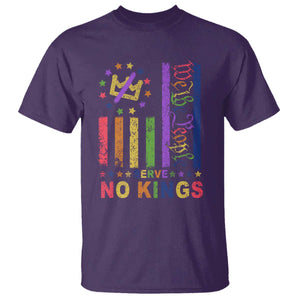 We The People No Kings in America T Shirt Protest LGBTQ+ American Flag - Print Your Wear