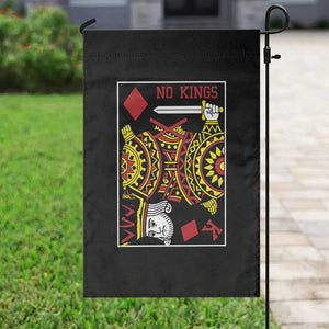 No Kings in America Garden Flag Resist Protest Playing Card - Print Your Wear