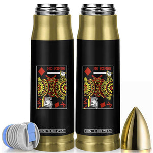 No Kings in America Bullet Tumbler Resist Protest Playing Card - Print Your Wear