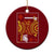 No Kings in America Ceramic Ornament Resist Protest Playing Card - Print Your Wear