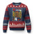 No Kings in America Ugly Christmas Sweater Resist Protest Playing Card - Print Your Wear