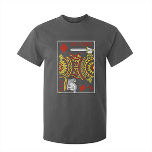 No Kings in America T Shirt For Kid Resist Protest Playing Card - Print Your Wear
