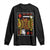 No Kings in America Long Sleeve Shirt Resist Protest Playing Card - Print Your Wear