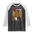 No Kings in America Raglan Shirt Resist Protest Playing Card - Print Your Wear